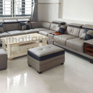 Sofa Da Góc Lớn Cao Cấp Q09 Cho Phòng Khách Rộng