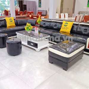 Sofa Da Góc Lớn Cao Cấp Q09 Cho Phòng Khách Rộng