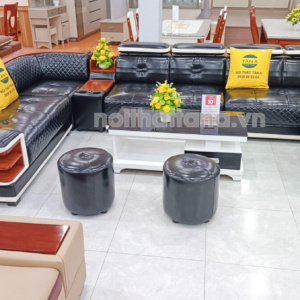 Sofa Da Góc Lớn Cao Cấp Q09 Cho Phòng Khách Rộng