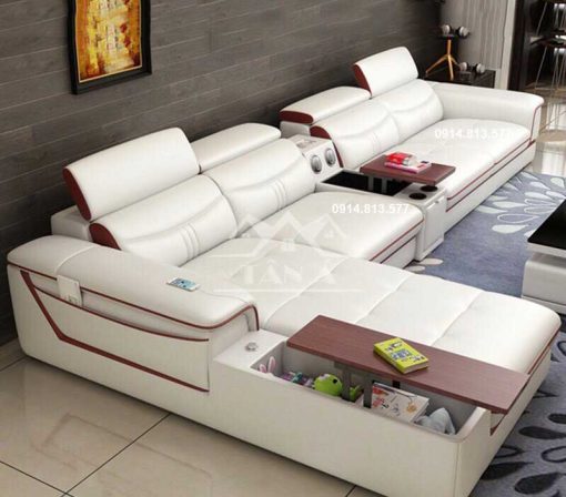 bộ bàn ghế sofa da phòng khách đẹp hiện đại, sofa chung cư giá rẻ tại tphcm