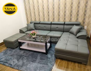 Sofa Da Cao Cấp Góc L Hiện Đại N18