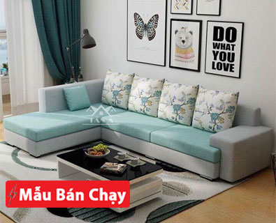 mẫu ghế sofa vải nỉ nhung đẹp giá rẻ cho phòng khách căn hộ chung cư nhỏ đẹp hiện đại