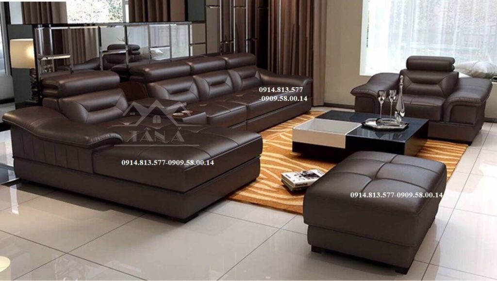 bộ bàn ghế sofa da hàn quốc, sofa phòng khách đẹp hiện đại