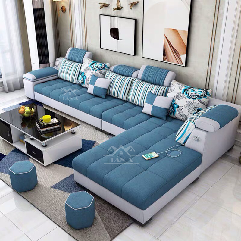 Sofa vải phòng khách giá rẻ