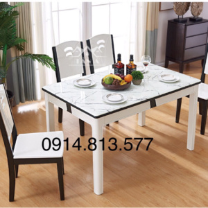 bộ bàn ăn 6 ghế gỗ sồi nga nhập khẩu đài loan