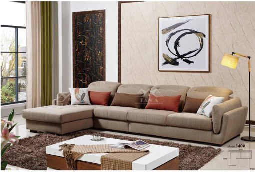 ghế sofa vải bố đẹp giá rẻ hiện đại nhập khẩu cao cấp
