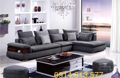 ghế sofa vải bố đẹp giá rẻ hiện đại nhập khẩu cao cấp