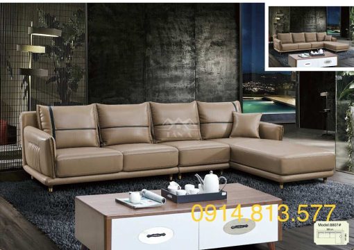 mẫu bộ bàn ghế sofa da bò thật nhập khẩu malaysia giá rẻ đẹp hiện đại