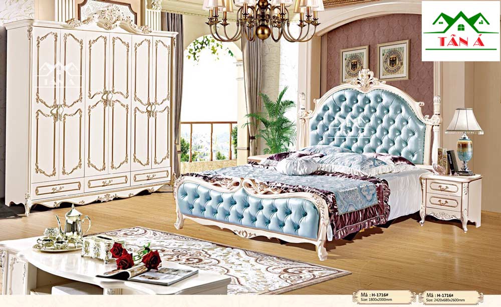 Combo bộ giường tủ phòng ngủ đẹp gỗ sồi nhập khẩu đài loan giá rẻ tphcm