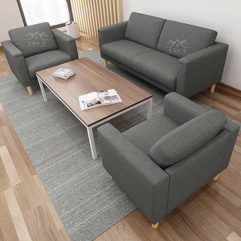 mẫu ghế sofa vải nỉ đẹp giá rẻ, sofa phòng khách văn phòng đẹp hiện đại