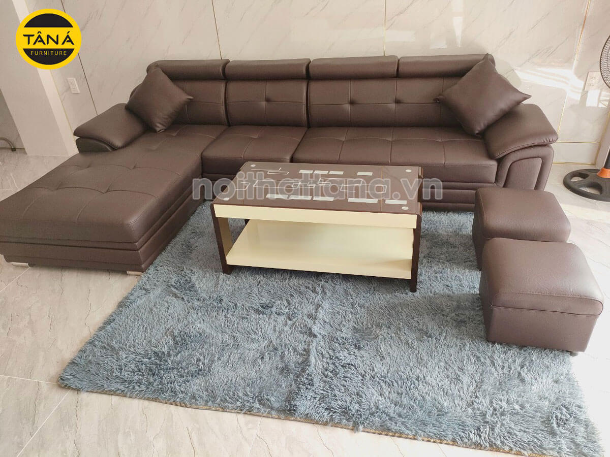 Ghế sofa màu nâu đất