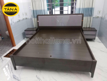 Mẫu giường ngủ gỗ mdf đẹp hiện đại nhập khẩu đài loan