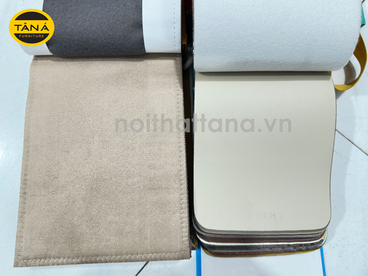 So sánh sofa da và vải nỉ nhung bố loại nào tốt