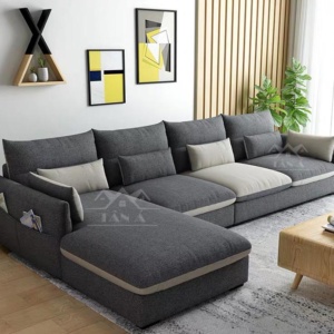 mẫu bàn ghế sofa vải nỉ bố nhung đẹp giá rẻ cho phòng khách căn hộ chung cư nhỏ đẹp hiện đại