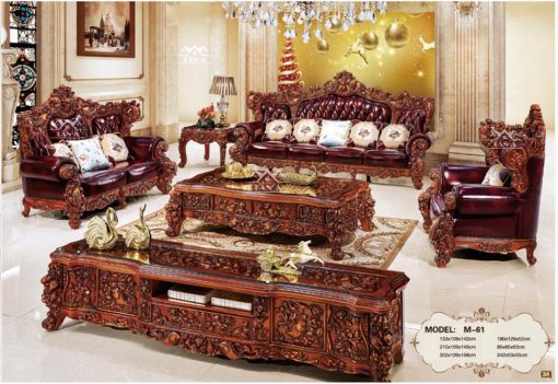 bộ bàn ghế sofa tân cổ điển đẹp gỗ sồi nga nhập khẩu đài loan giá rẻ tại tphcm