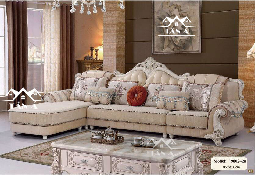 bàn ghế sofa tân cổ điển đẹp hàng nhập khẩu, thanh lý sofa tân cổ điển giá rẻ tại xưởng