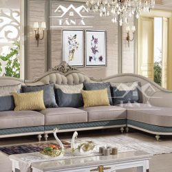 Ghế sofa vải nỉ tân cổ điển đẹp hiện nhập khẩu đài loan, sofa italia ý