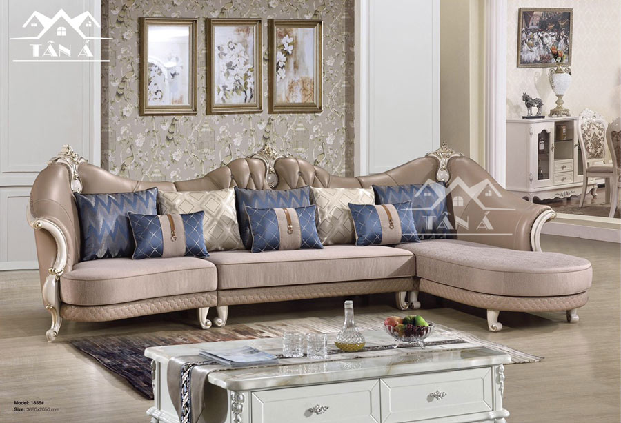 Bộ bàn ghế sofa tân cổ điển đẹp nhập khẩu, sofa nhập khẩu đài loan, italia, Ý