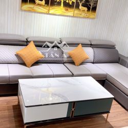 Ghế sofa vải giả da hàng nhập khẩu chất lượng cao