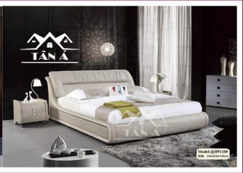 mẫu giường ngủ bọc da nhập khẩu, giường ngủ giá rẻ đẹp hiện đại