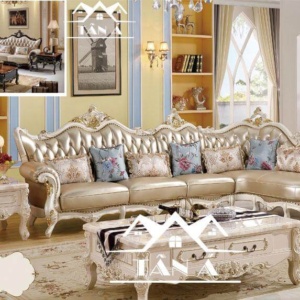 Sofa Da Bò Tân Cổ Điển TA-F075A Nhập Khẩu Đài Loan