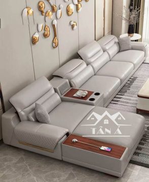 ghế Sofa Da Hàn Quốc đẹp hiện đại, sofa phòng khách chung cư giá rẻ