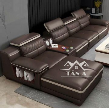 ghế sofa da hàn quốc phòng khách đẹp hiện đại, sofa giá rẻ