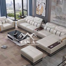 Sofa Da Hàn Quốc Góc L Cao Cấp N39-D Hiện Đại