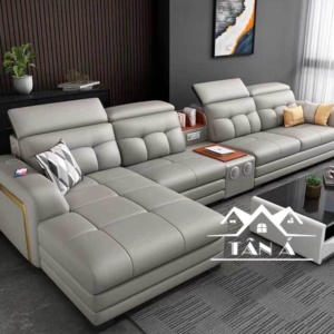 Sofa Da Hàn Quốc Góc L Cao Cấp N43