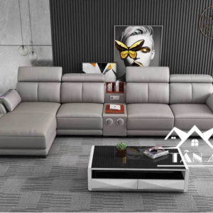 Sofa Da Hàn Quốc Góc L Cao Cấp N44
