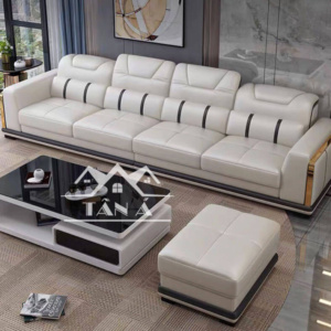 Sofa Băng Da Cao Cấp NB01 Dài 3m Kiểu Hiện Đại