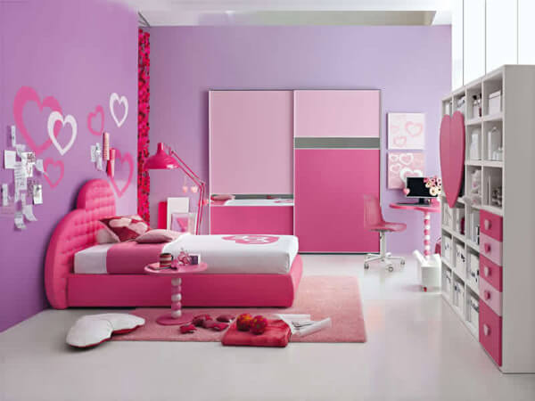 Giường ngủ màu hồng cho bé chính là không gian tuyệt đẹp đầy cá tính