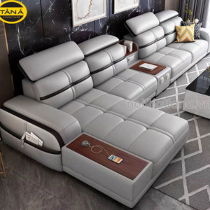 Sofa Da Hàn Quốc Góc Chữ L Cao Cấp N54