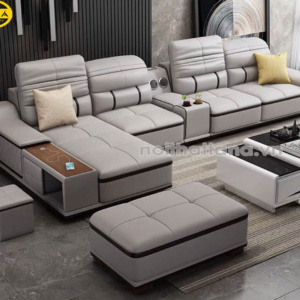 Sofa Da Hàn Quốc Q41 Cao Cấp Góc L
