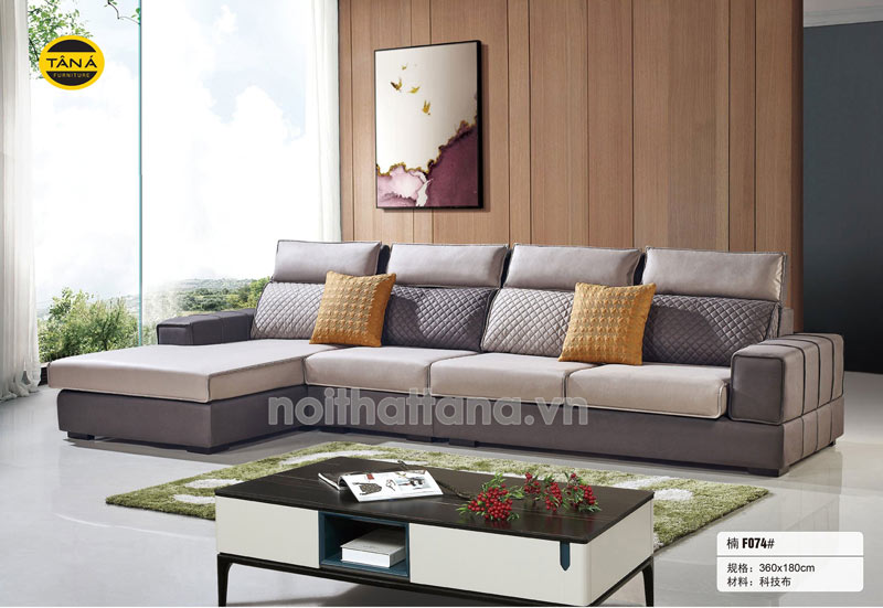 Ghế sofa vải nỉ cao cấp nhập khẩu malaysia, Sofa hiện đại
