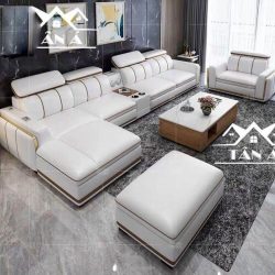 Sofa Da Hàn Quốc N33-D góc L