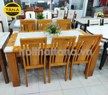 Bộ Bàn Ăn Hiện Đại 6 Ghế Nhập khẩu BA41