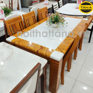 Bộ Bàn Ăn Hiện Đại 6 Ghế Nhập khẩu BA41
