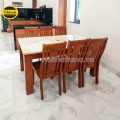 Bộ Bàn Ăn 6 Ghế Gỗ Sồi Hiện Đại BA42