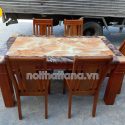 Bộ Bàn Ăn 6 Ghế Gỗ Sồi Hiện Đại BA69