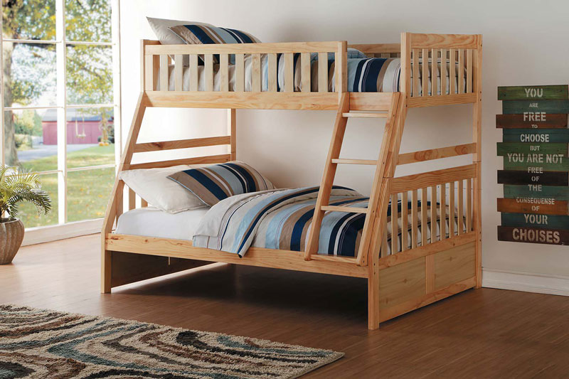 giường tầng trẻ em gỗ công nghiệp hay gỗ tự nhiên
