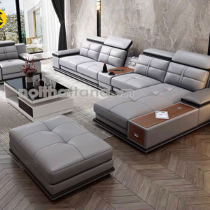 Sofa Da Hàn Quốc N65-D Cho Phòng Khách Hiện Đại