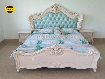 Mua giường ngủ gỗ mdf Tân Cổ Điển TA-H1701 Nhập Khẩu đài loan