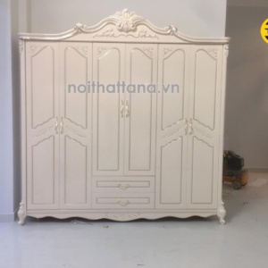 Tủ Áo 6 cánh gỗ Tân Cổ Điển 6 Cánh TA-H1702T