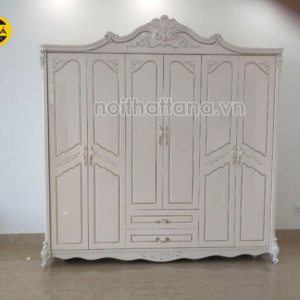 Tủ Áo 6 cánh gỗ Tân Cổ Điển 6 Cánh TA-H1702T