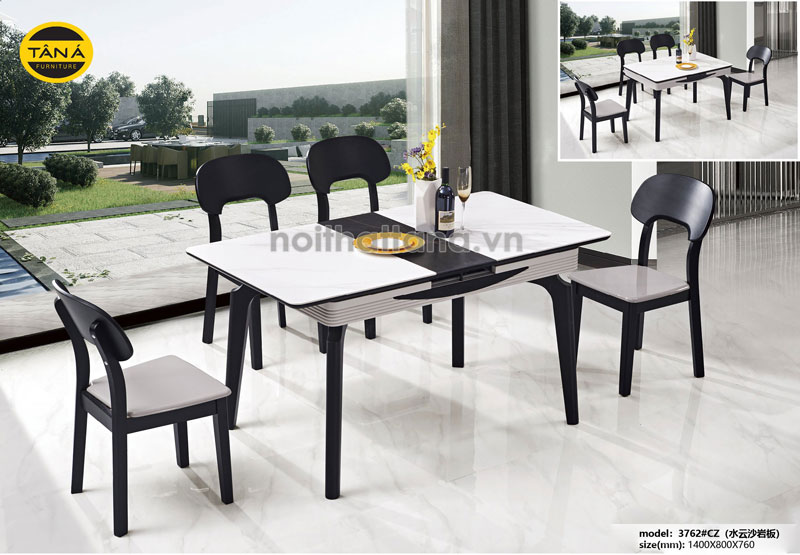 bộ bàn ăn 6 ghế hiện đại