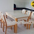 Bộ Bàn Ăn 6 Ghế Mặt Đá Hiện Đại BA02