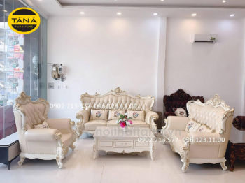 Sofa Da Bò Tân Cổ Điển Cao Cấp Nhập khẩu TA-M83