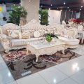 Sofa Tân Cổ Điển TA-1813 Gỗ Sồi Bọc Vải Nỉ Nhập Khẩu