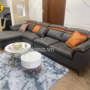 Sofa Vải Giả Da Góc L Cao Cấp TA-2065